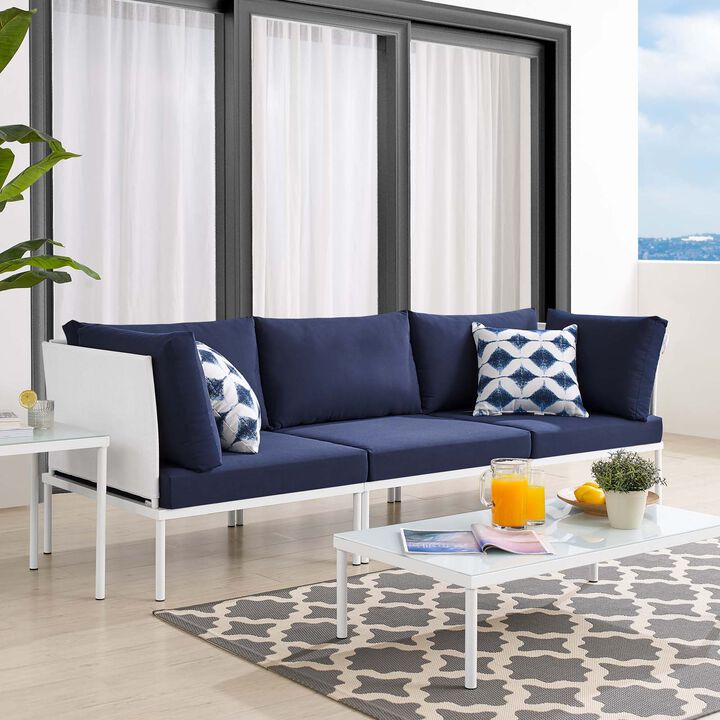 Modway - Harmony Sunbrella� Outdoor Patio Aluminum Sofa