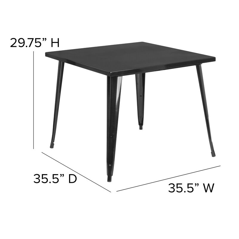 Metal Colorful Restaurant Tables