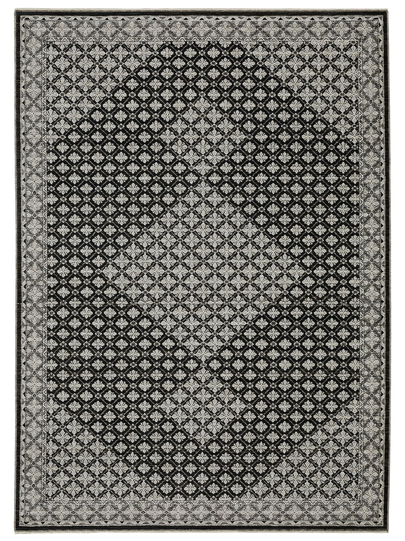 Chamberlain 3'3" x 5' Black Rug