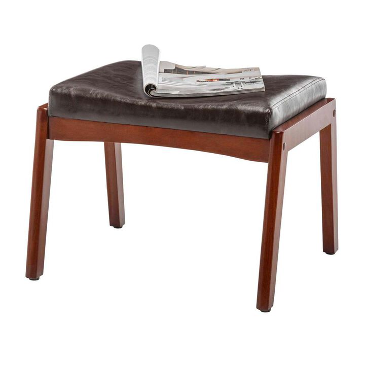 Convenience Concepts Designs4Comfort Natalie Accent Ottoman Stool Espresso