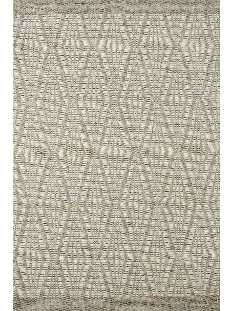 Kenzie KNZ01 Ivory/Taupe 3'6" x 5'6" Rug