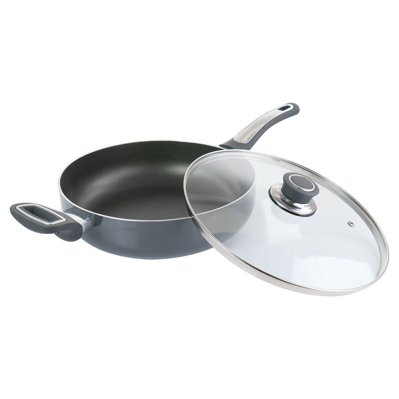 Oster 3.5 Quart Aluminum Saute Pan with Lid