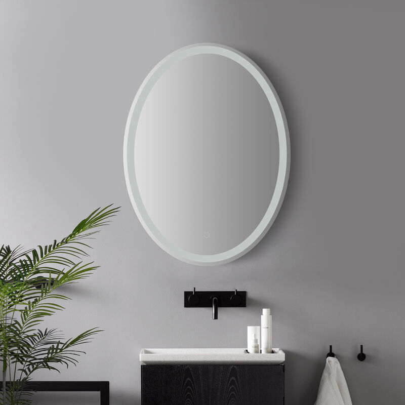 Dane Frameless Antifog Front/Back-Lit Bathroom Vanity Mirror with Smart Touch