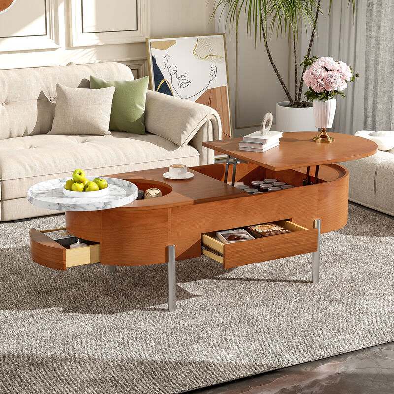 Merax Lift Top Coffee Table for Home Living Room