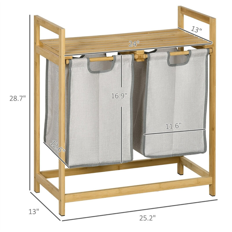 Storage Rack with Laundry Baskets – Multi-Tier Organizer for Clothes & Home Essentials