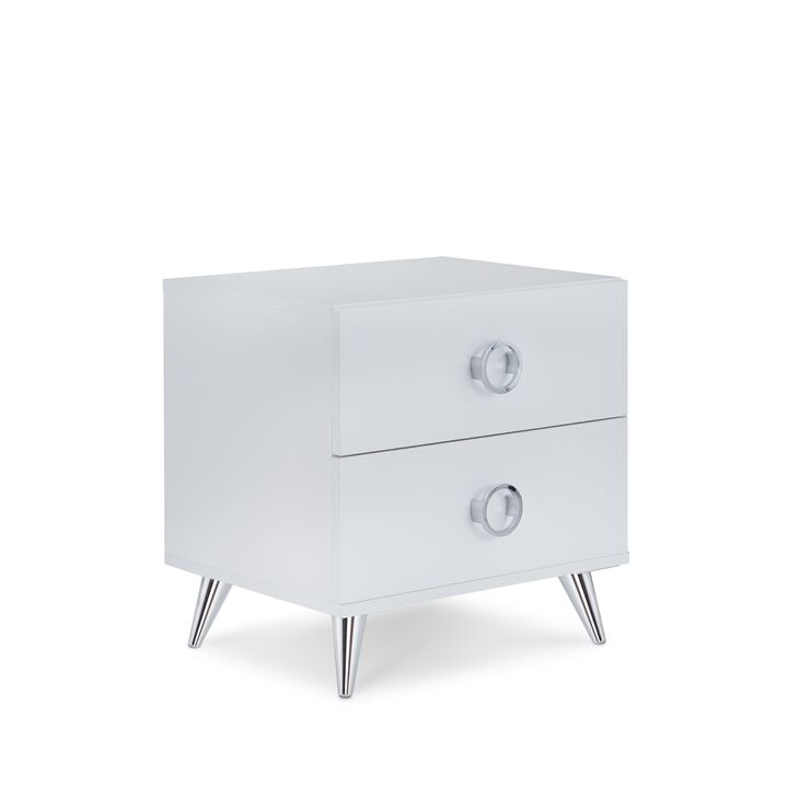 ACME Elms Accent Table, White