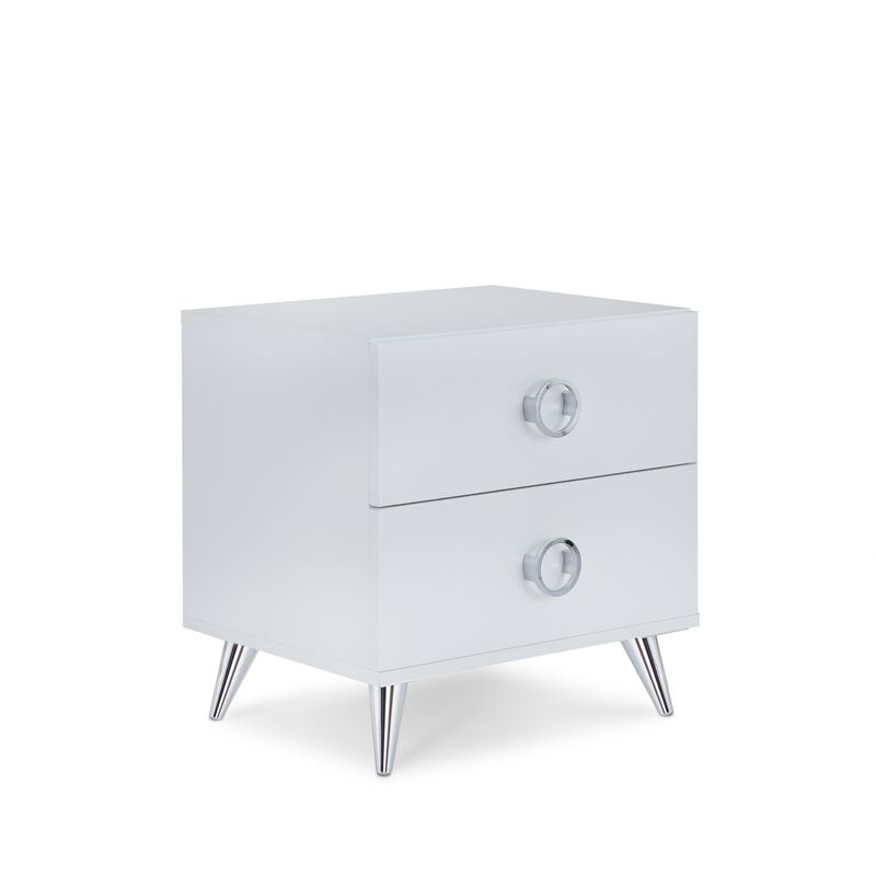 ACME Elms Accent Table, White