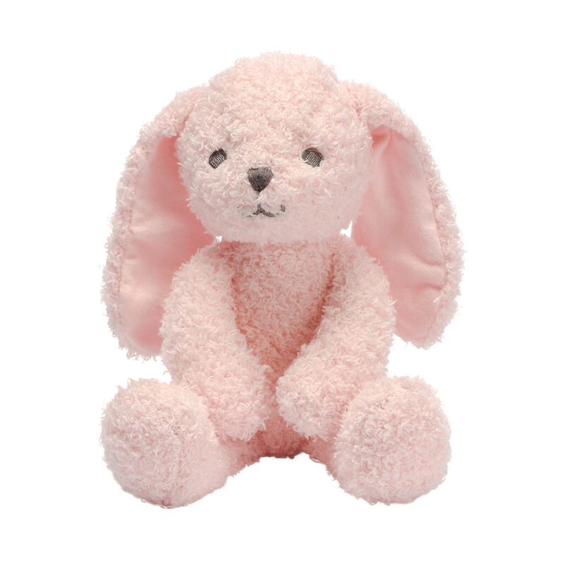 Lambs & Ivy 5 Piece Pink/White Bunny Infant/Newborn Baby Gift Set w/ Swaddle