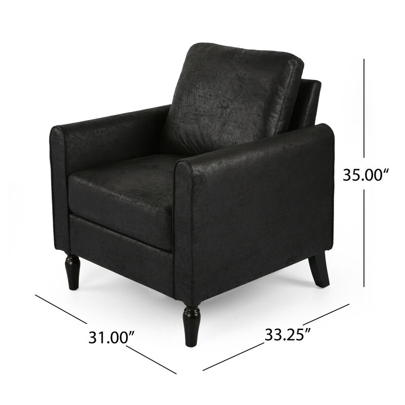 Merax Contemporary Club Chair with Cushion