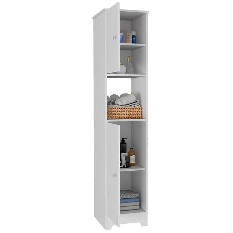 Linen Cabinet Albany, Bathroom, White
