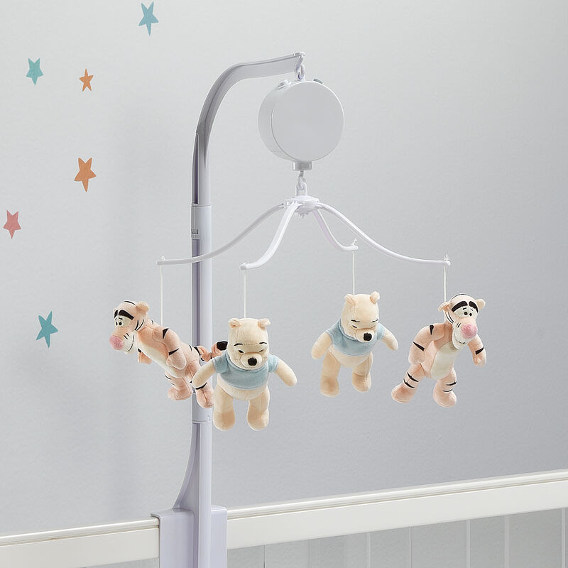 Lambs & Ivy Disney Baby Winnie the Pooh Hugs Musical Baby Crib Mobile Soother