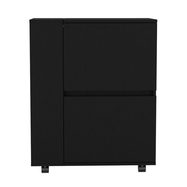 Bar Cart Belleville, Living Room, Black