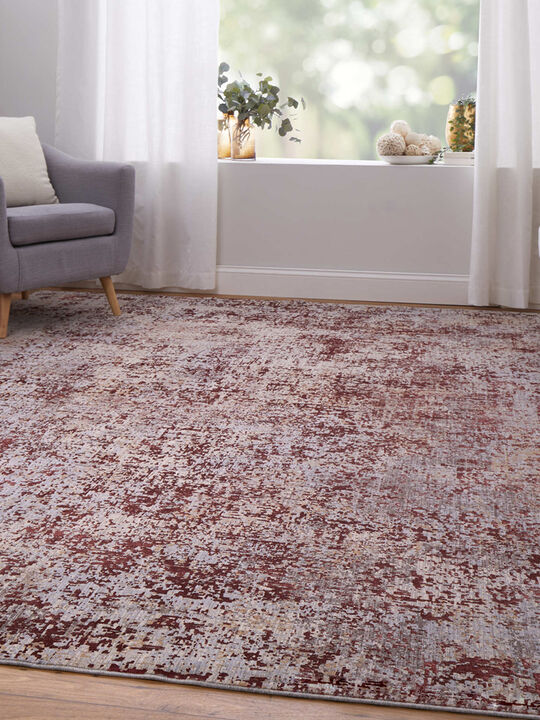Pryor 39NGF 7'10" x 10' Red/Gray/Blue Rug