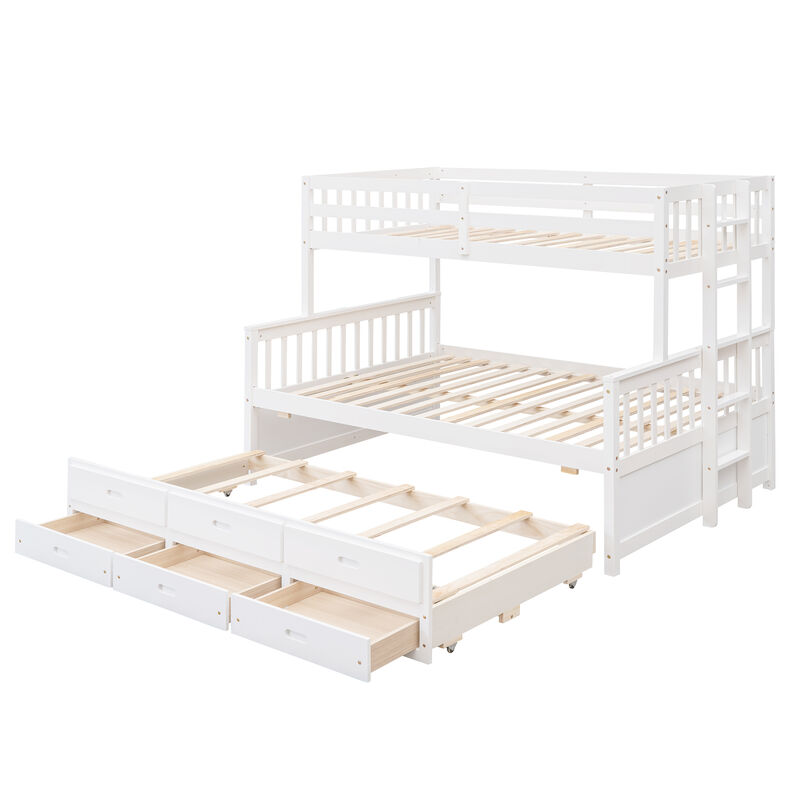 Merax Separable Bunk Bed with Storage Drawers