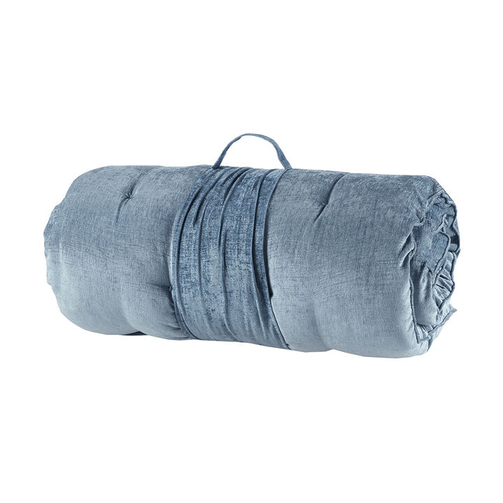Gracie Mills Lucien Chenille Lightweight Long Lounger Floor Pillow Cushion