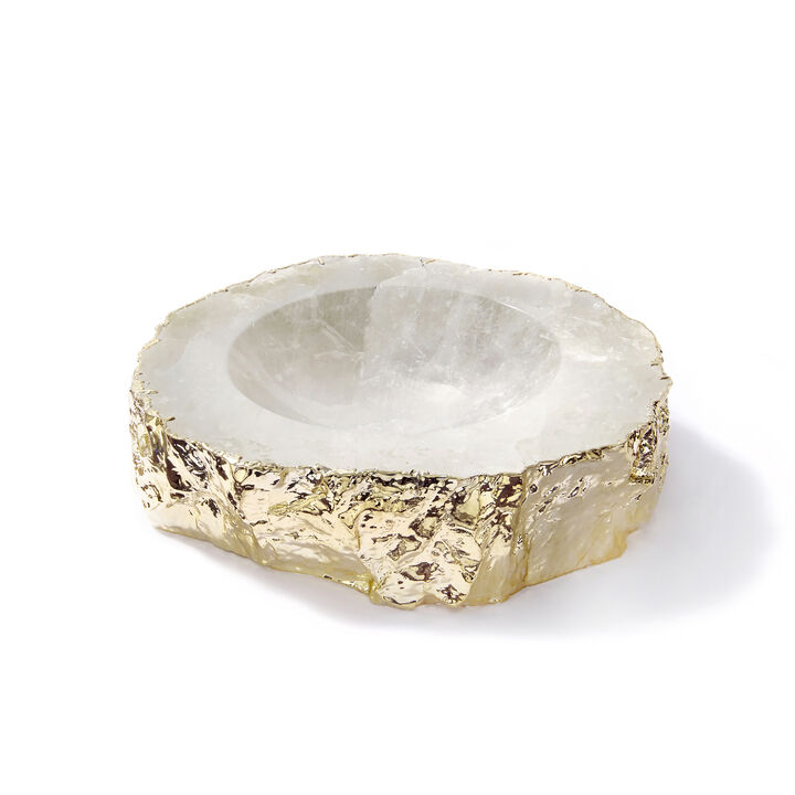 Casca Bowl, Crystal & Gold