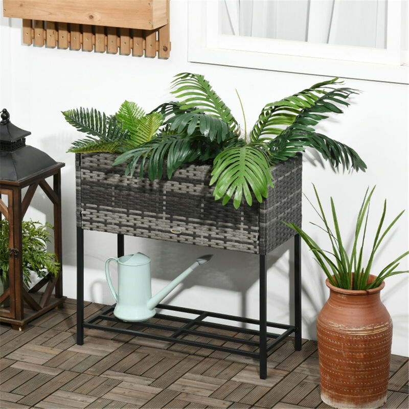 Raised Garden Bed for Vegetables Herbs and Flowers Outdoor Planter