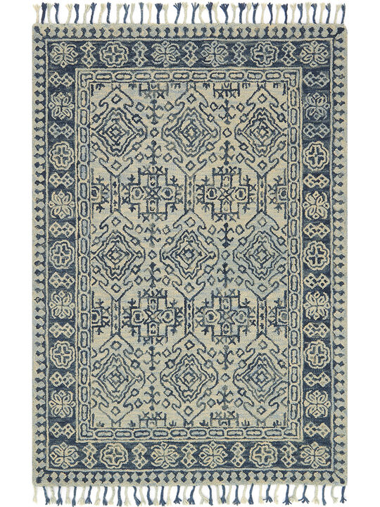Zharah ZR09 Mist/Blue 7'9" x 9'9" Rug