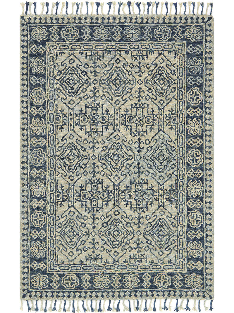 Zharah ZR09 Mist/Blue 7'9" x 9'9" Rug