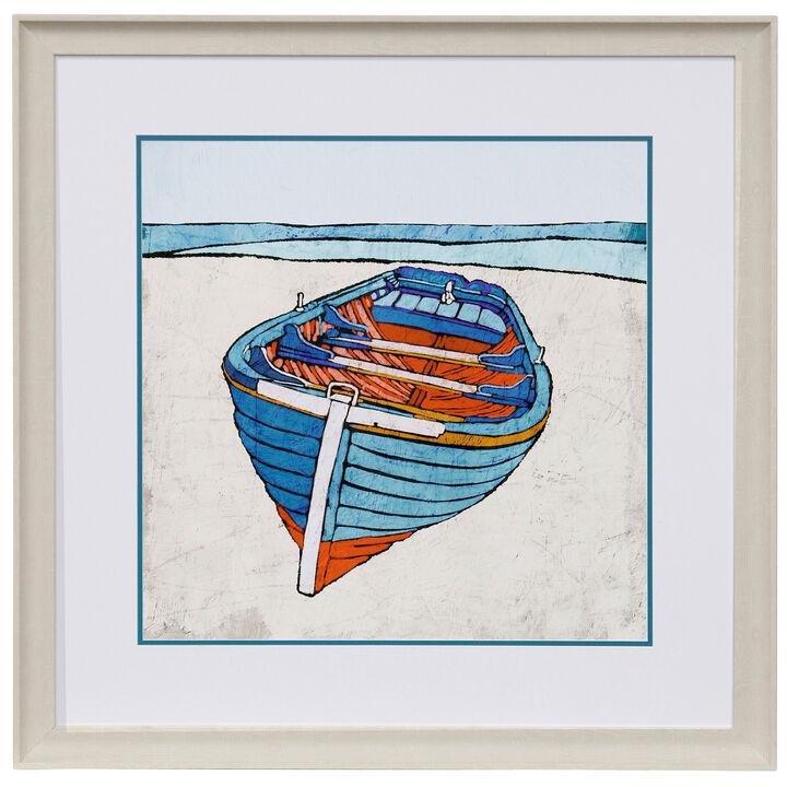 Beached Vessel II Framed Print