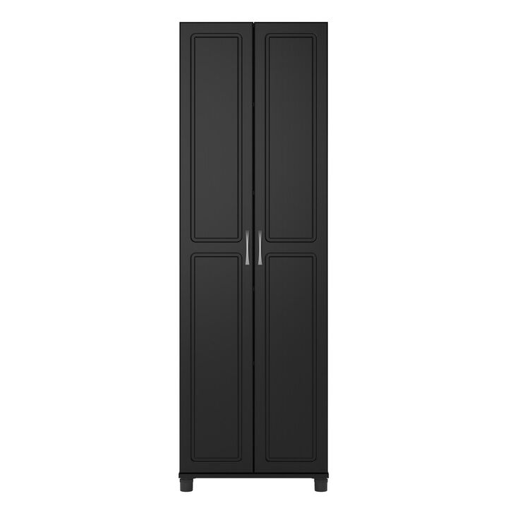 Kendall 24" Utility Storage Cabinet, Black