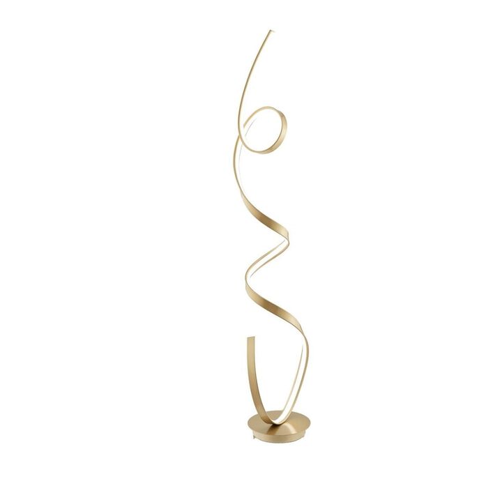 Amsterdam Floor Lamp White Metal Dimmable Integrated LED