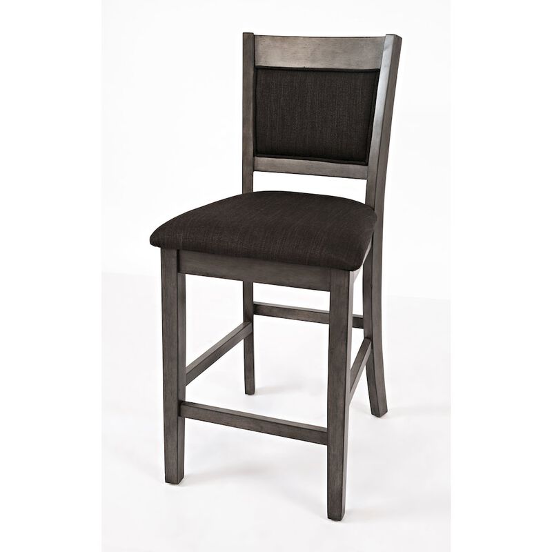 Jofran Greyson Heights 5 Pack Dining Set - Counter Height Table with 4 Stools