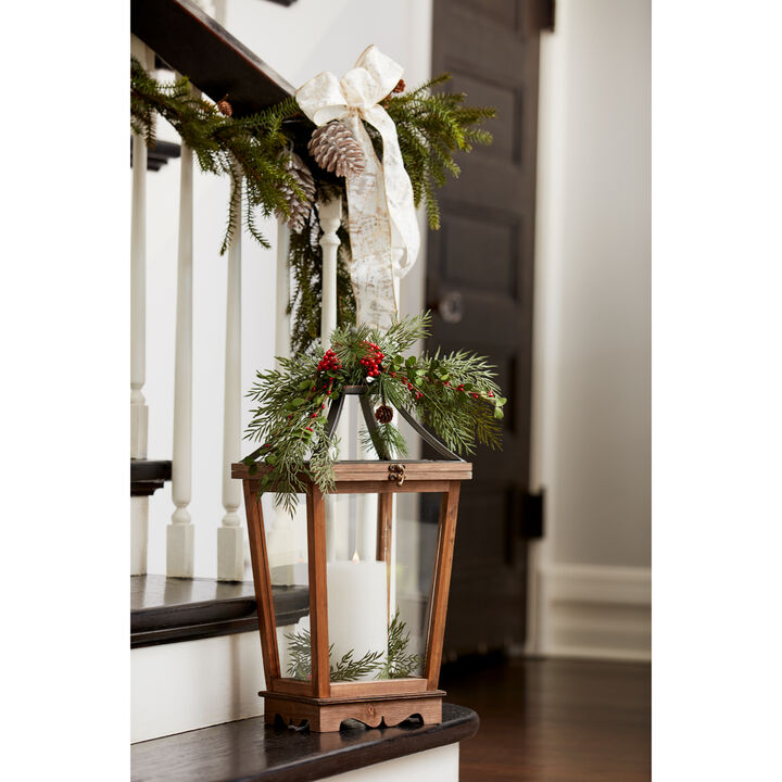 Set of 2 Decorative Lanterns for Outdoor and Indoor Lighting Décor