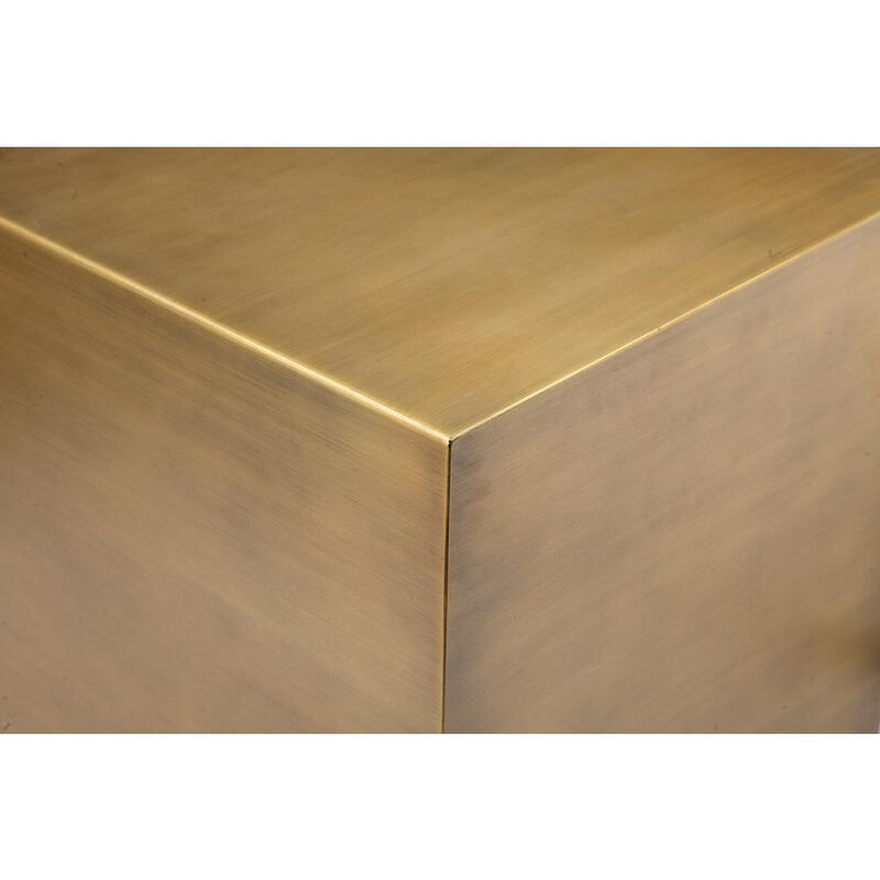 Tyler Side Table Large Brass