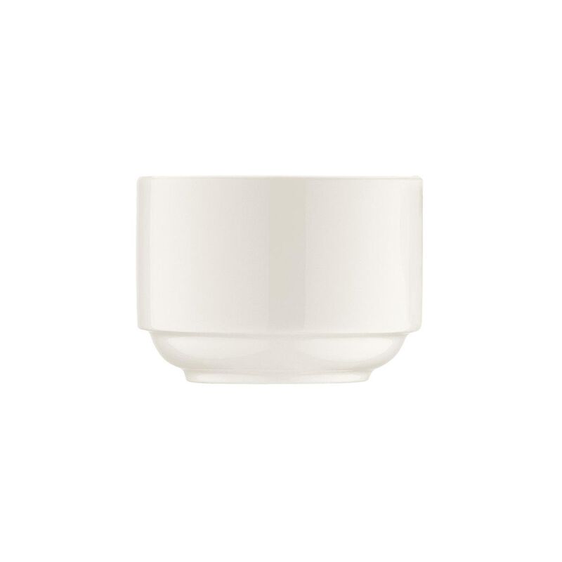 Banquet dia.3.25" h:2.5" 8 oz. Round Warm White Porcelain Bowl (Set of 4)