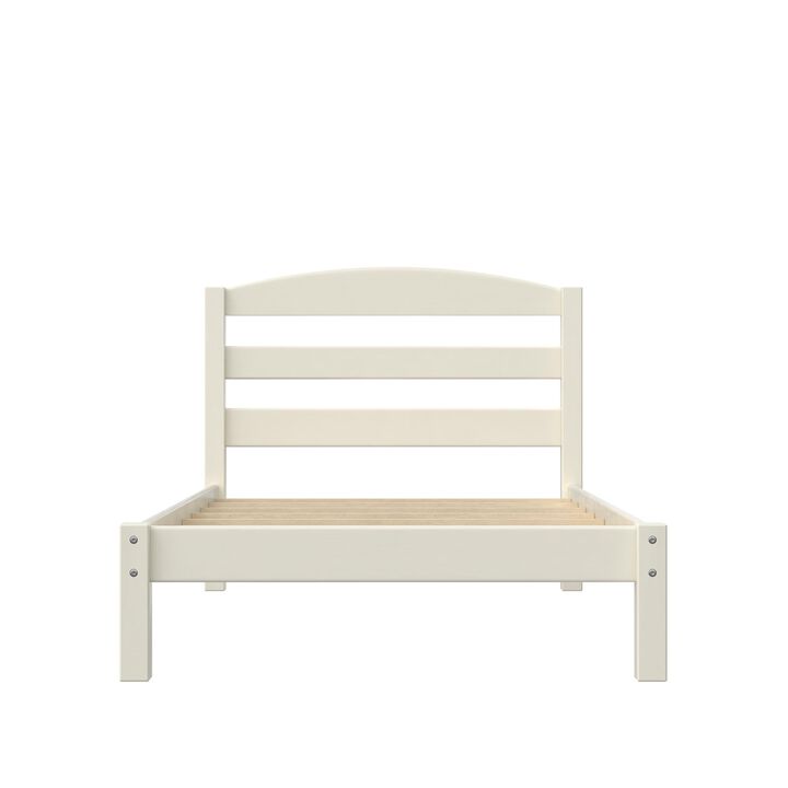 DHP Braylon Twin Bed, White