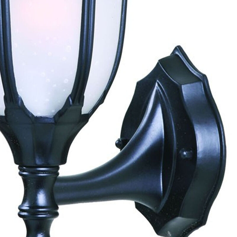 Hivvago Matte Black Lamp Shape Swing Arm Wall Light