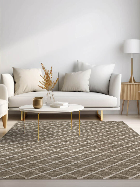 York YO1 Taupe 10' x 14' Rug