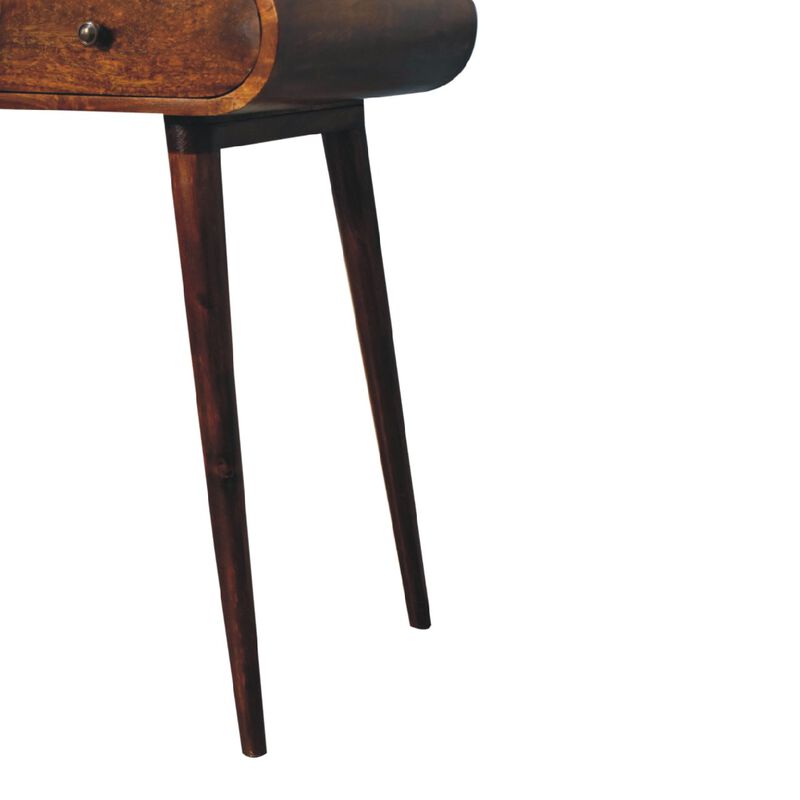 Artisan Furniture Chestnut London Open  1 Drawer Solid Wood Console