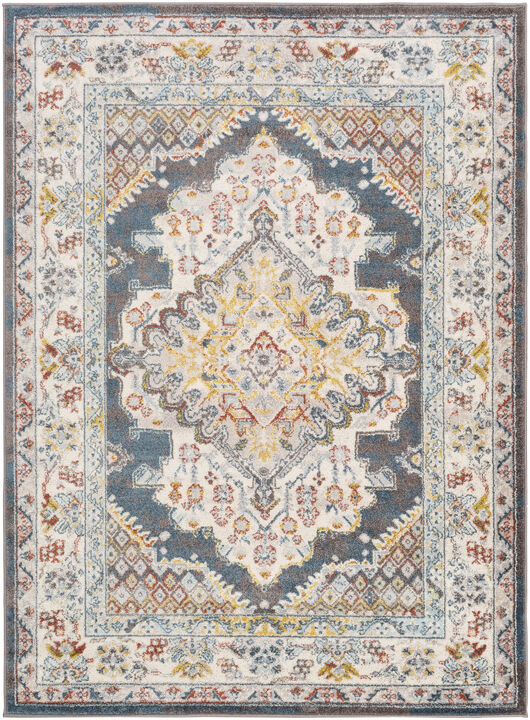 Ankara AKR-2300 7'10' x 10'3' Blue Rug