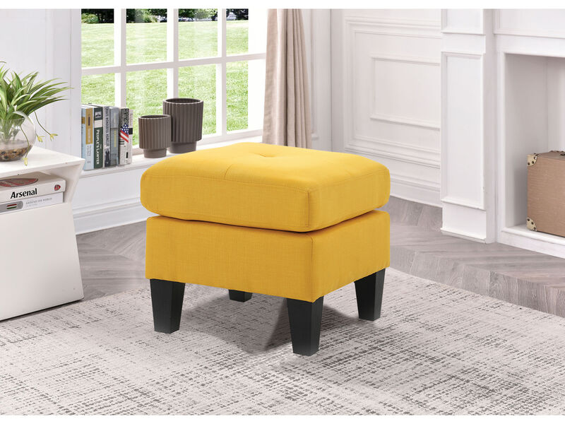 Newbury Polyester Upholstered Ottoman