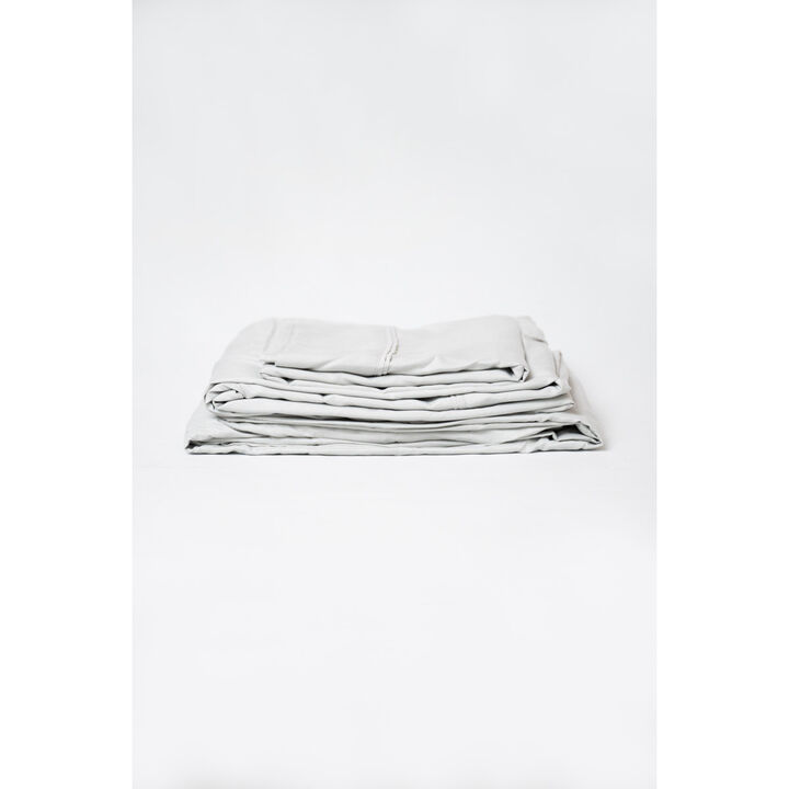 4-Piece Pewter Bamboo Twin XL Hypoallergenic Sheet Set
