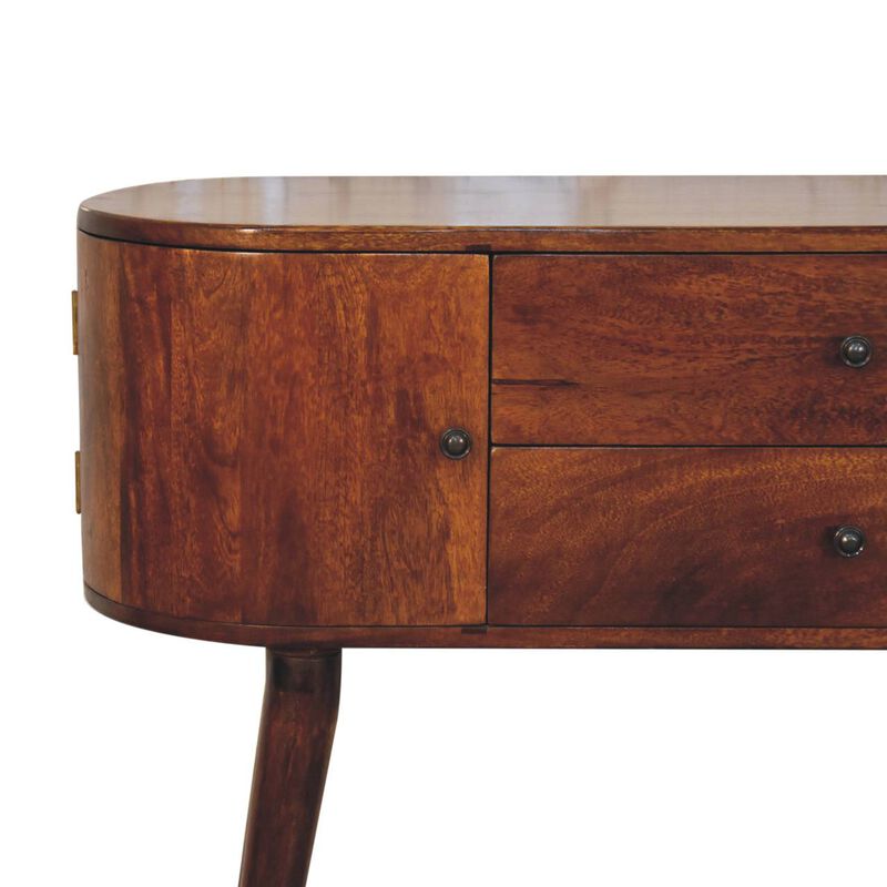 Artisan Furniture Solid Wood Grove Chestnut Console Table