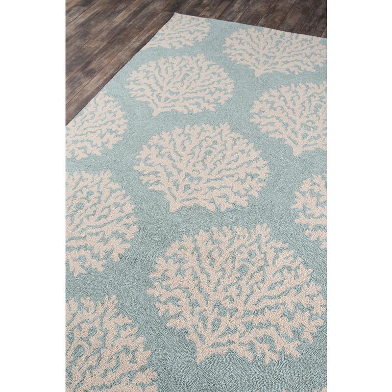 Momeni Contemporary Rectangle Area Rug, Blue, 3'9 X 5'9
