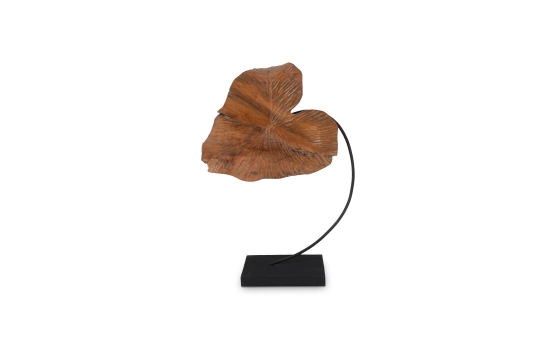 Carved Leaf Small Sculpture