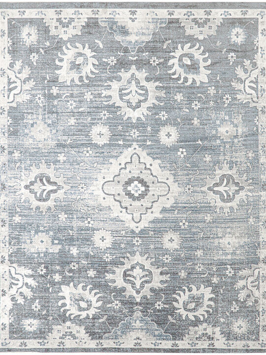 Astra Machine Washable ASW19 Denim 9' x 12' Rug