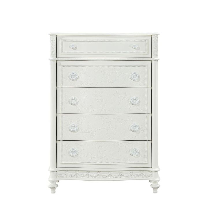 Acme Furniture Dorothy Chest, Ivory Finish