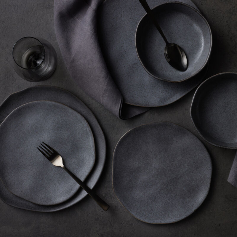 Stone by Mercer Project Hekonda Debossed Stoneware 16 Piece Dinnerware Set
