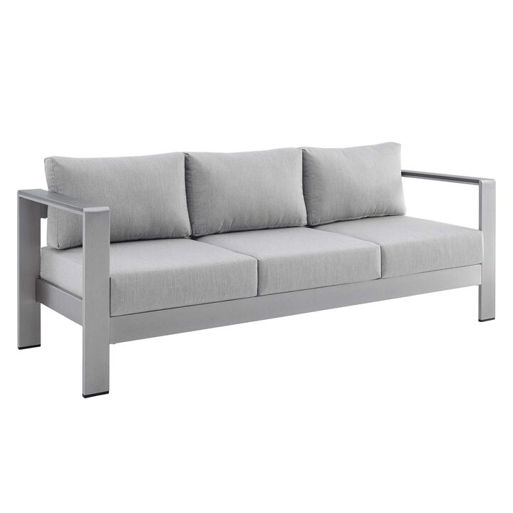 Modway - Shore Sunbrella® Fabric Aluminum Outdoor Patio Sofa