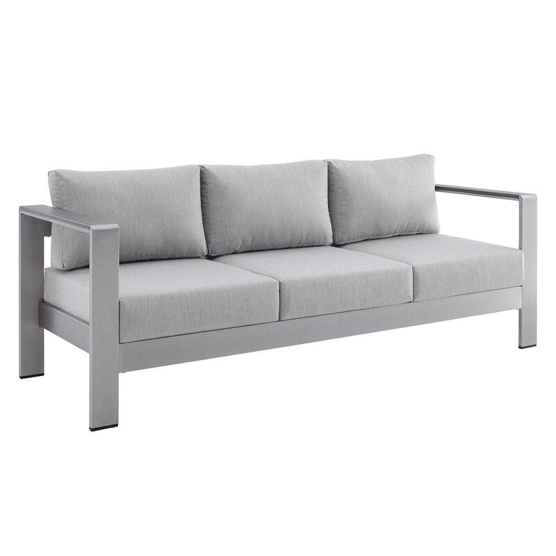 Modway - Shore Sunbrella® Fabric Aluminum Outdoor Patio Sofa