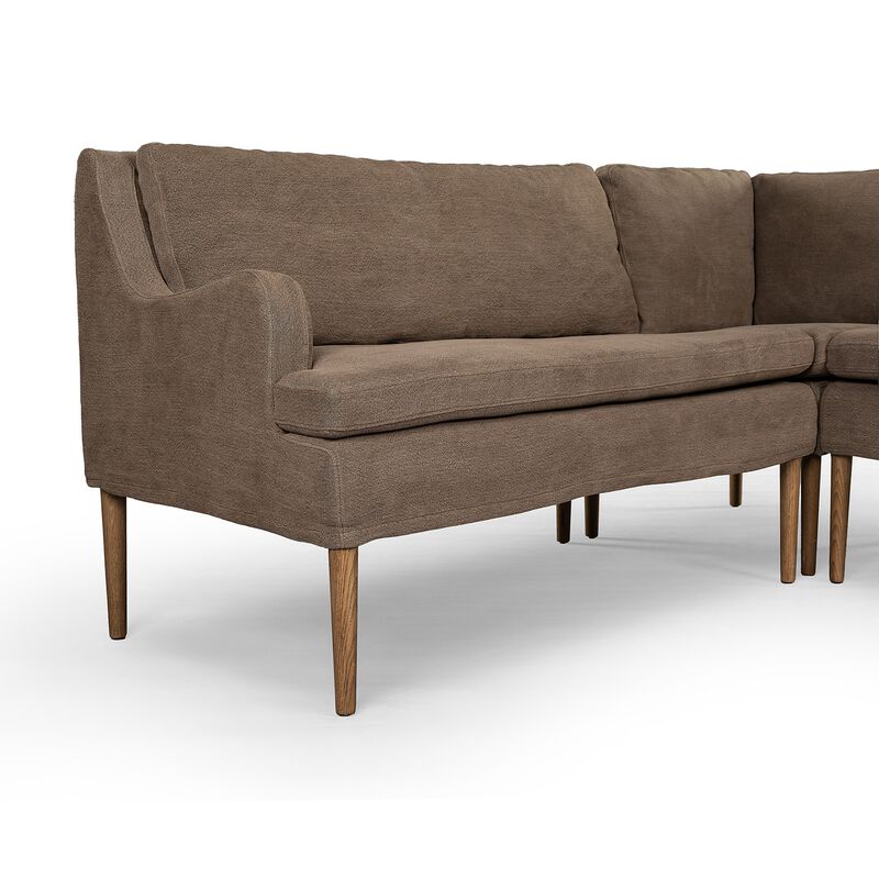 Aurelia 99" Left Arm Facing Dining Banquette