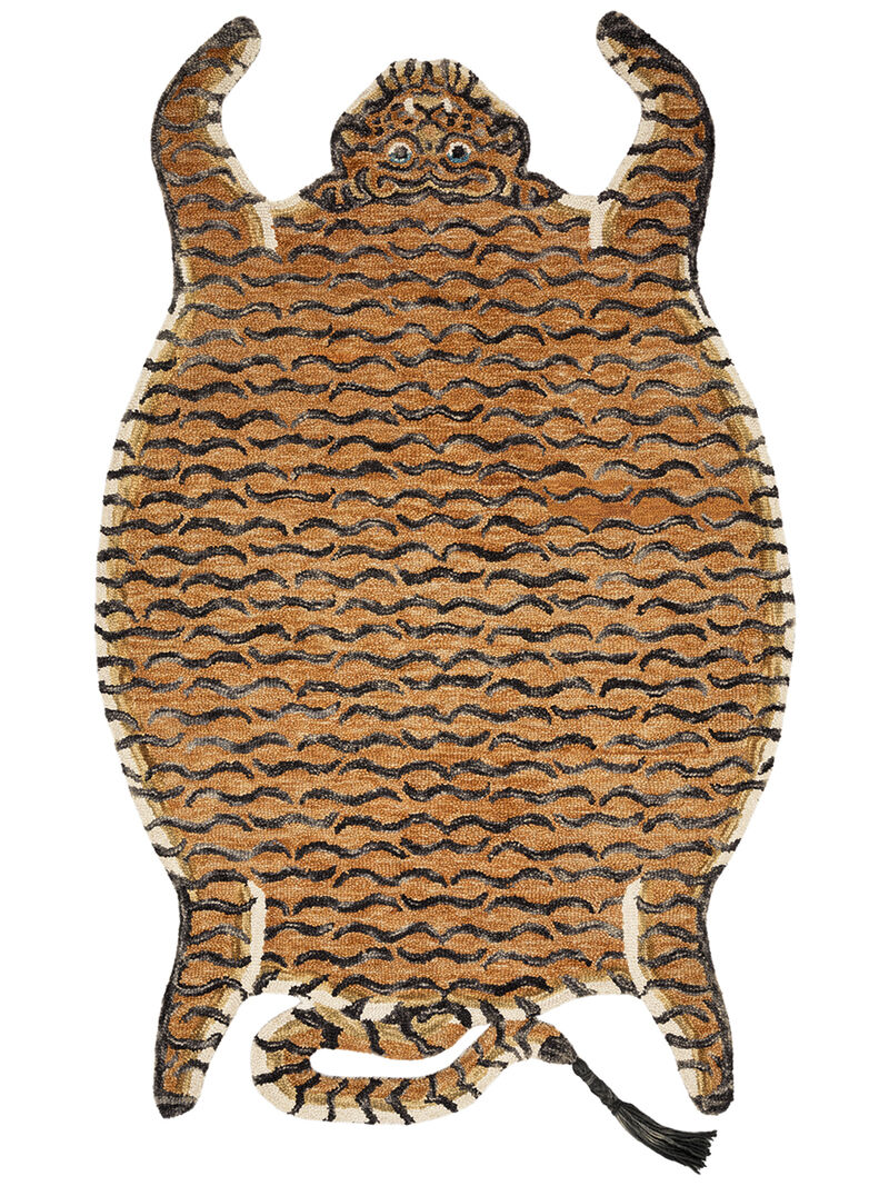 Feroz FER05 Tangerine 4' x 6' Rug