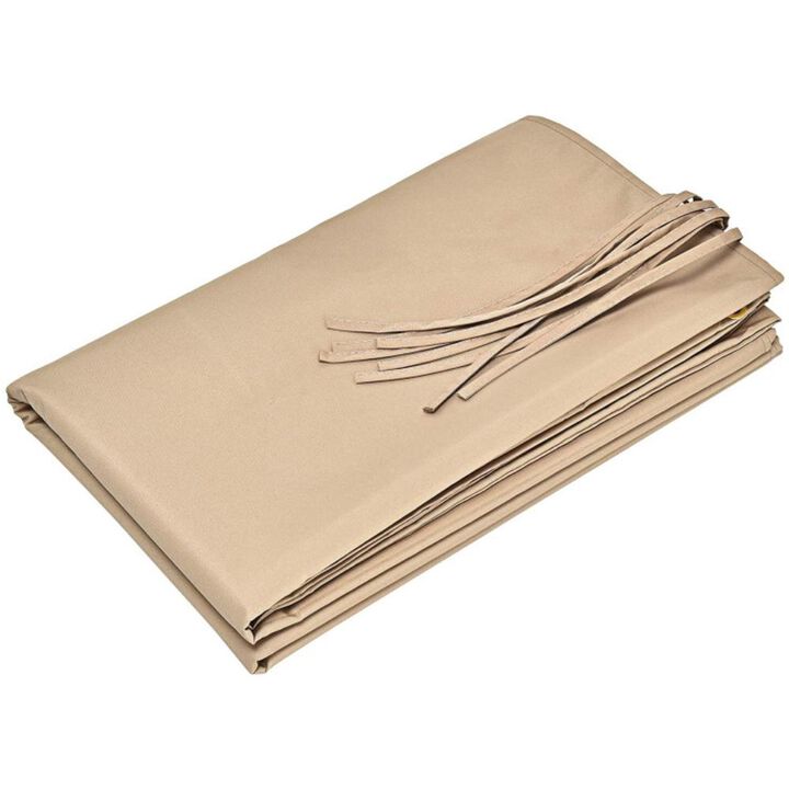 Hivvago Outdoor Canopy Shade Cover with Copper Grommets & 4 Straps
