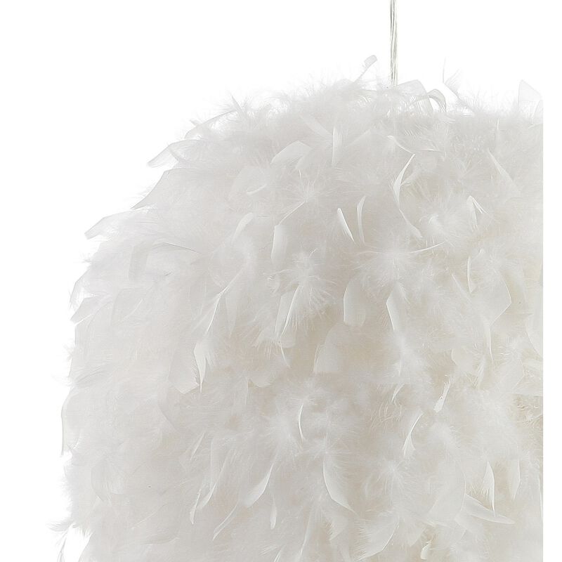 Stork Feather Metal Adjustable LED Pendant