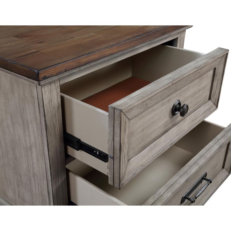 New Classic Furniture Mariana Nightstand W/Usb-Vintage Creme